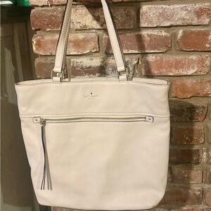 Kate Spade Ivory Tote Bag